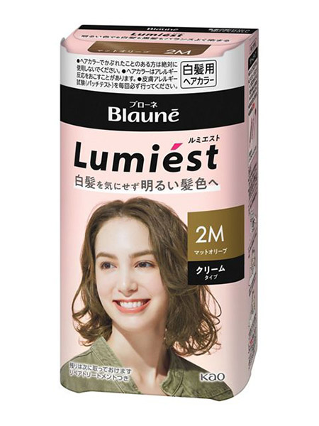 【送料無料】★まとめ買い★　花王　ブローネ　ルミエスト　ヘアカラー　２Ｍ　マットオリーブ　108ｇ　×24個【イージャパンモール】