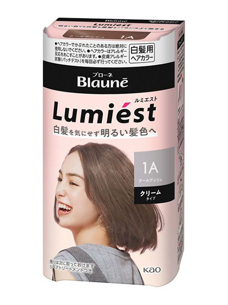 ★まとめ買い★　花王　ブローネ　ルミエスト　ヘアカラー　１Ａ　クールアッシュ　108ｇ　×24個【イージャパンモール】