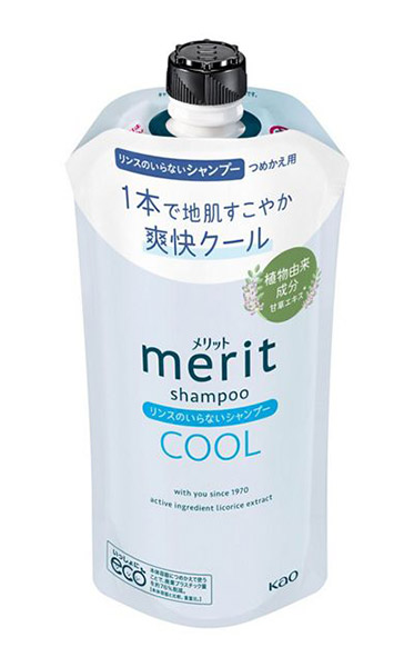 【送料無料】★まとめ買い★　花王メリット　リンスのいらないシャンプークール　つめかえ用　320ｍｌ　×24個【イージャパンモール】 11,980円