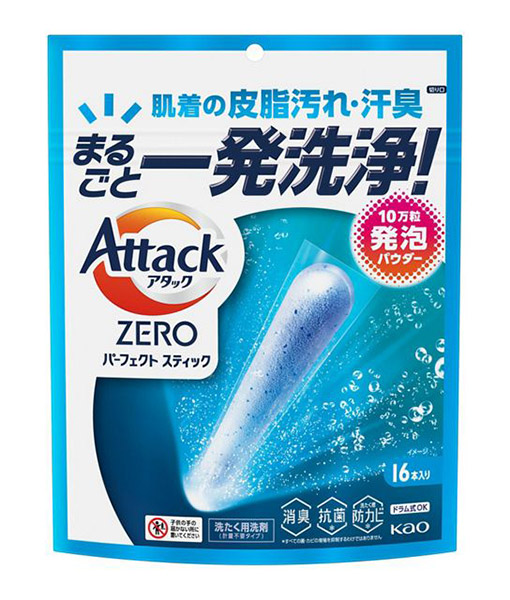 ★まとめ買い★　花王　アタックＺＥＲＯ　パーフェクトスティック　１６本入り　208ｇ　×10個【イージャパンモール】