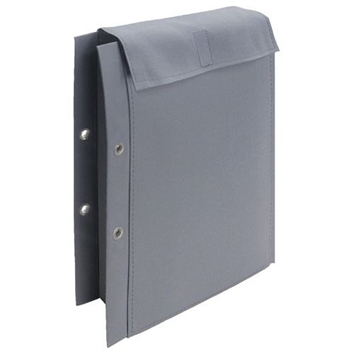 図面袋スターパックエコ薄ネズA4小　215×30×297mm　面ファスナー　2穴　6φ　1パック(10枚) 6,114円