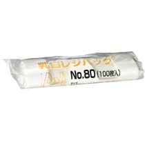 乳白レジ袋　８０号　ヨコ３７０&times;タテ８００&times;マチ幅１７０ｍｍ　１セット（５００枚：１００枚&times;５パック）｜イージャパンアンドカンパニーズ