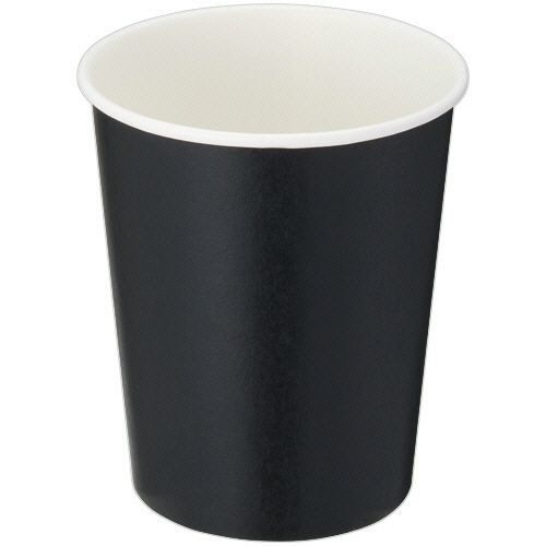 紙コップ　ブラック　205mL(7オンス)　1セット(2000個:80個×25パック)
