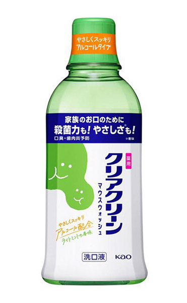 ★まとめ買い★　花王　クリアクリーンマウスウォッシュ ライトミント　600ｍｌ　×12個【イージャパンモール】