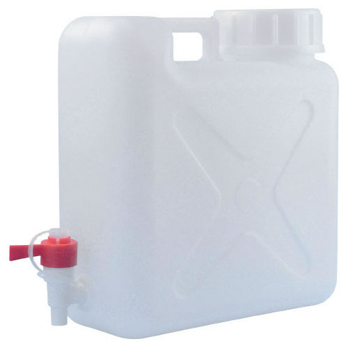 広口平角缶（活栓つき）　１０Ｌ【返品・交換・キャンセル不可】【イージャパンモール】