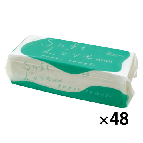 ソフトラブミニタオル（４８パック）【返品・交換・キャンセル不可】【イージャパンモール】