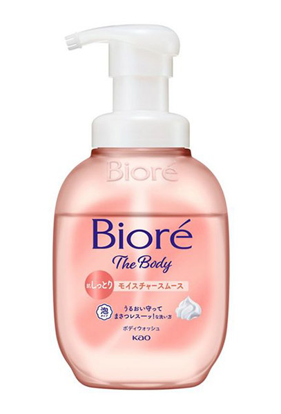 【送料無料】★まとめ買い★　花王　ビオレザボディ　泡タイプ　モイスチャースムース　ポンプ　５１０ｍｌ　×9個【イージャパンモール】