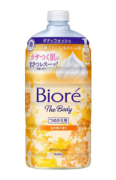 ★まとめ買い★　花王　ビオレ ザボディ　泡タイプ　金木犀の香り　替780ml　×10個【イージャパンモール】