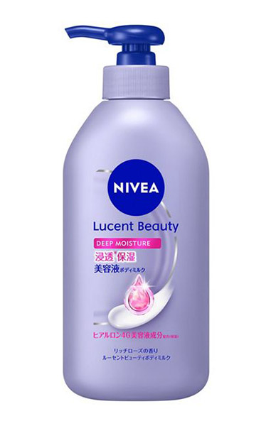 【送料無料】★まとめ買い★　花王　ニベア　ルーセントビューティ　ディープモイスチャー　ポンプ　350ｇ　×12個【イージャパンモール】