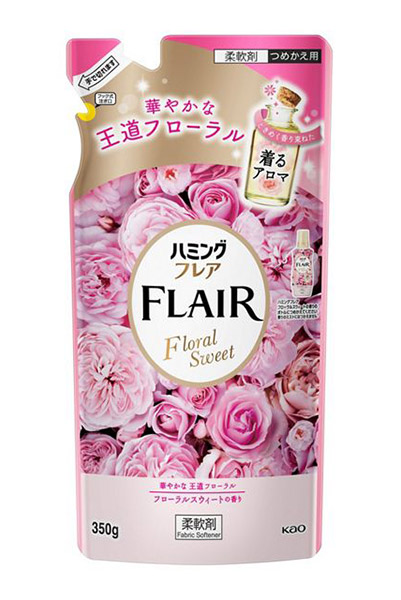 【送料無料】★まとめ買い★ 花王 ハミングフレア フローラルスウィート つめかえ用 350g ×15個【イージャパンモール】
