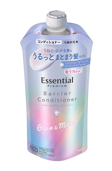★まとめ買い★　エッセンシャル　プレミアムうるおいバリアコンディショナーグロウ＆モイスト詰替　340ｍｌ　×24個【イージャパンモール】