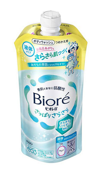 ★まとめ買い★ 名取り草 ビオレｕ さっぱりさらさら つめかえ用 320竓 ×24個【イージャパンモール】