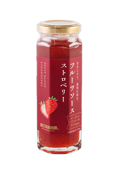 ★まとめ買い★　和歌山産業　蔵王高原農園 ストロベリーソース　１６０ｇ　×24個【イージャパンモール】