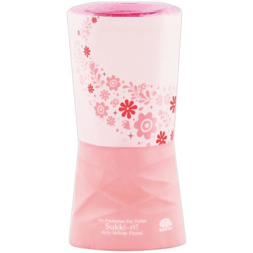 トイレのスッキーリ！　置き型　エアリーホワイトフローラルの香り　４００ｍＬ　１セット（１６個）