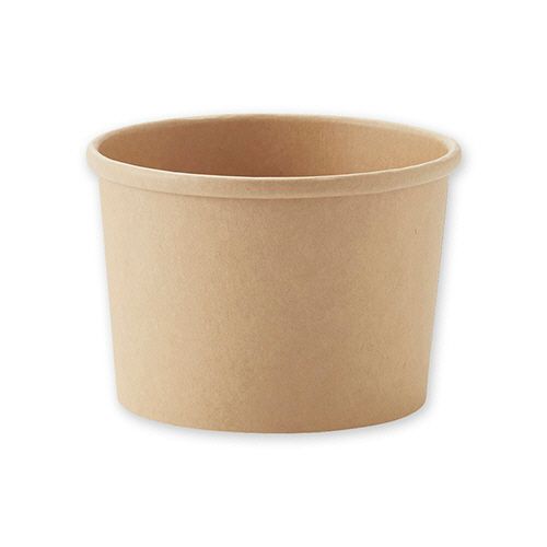 【送料無料】【個人宅届け不可】【法人（会社・企業）様限定】食品容器　未晒フードカップ　２３５ｍｌ　１セット（５００個：２５個×２０パック）