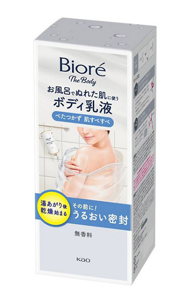 ★まとめ買い★　ビオレ　ザボディ　お風呂でぬれた肌に使うボディ乳液　肌すべすべ　無香料　２８５ｍｌ　×12個【イージャパンモール】