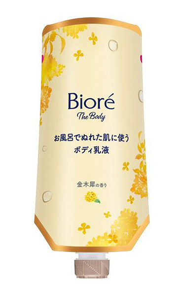 ★まとめ買い★ ビオレお風呂でぬれた肌に使う上半身乳状液 肌坦々たる金木犀つりさげ容器に並べる 285ml ×24個【イージャパンモール】