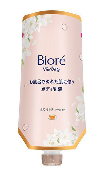 ★まとめ買い★ ビオレお風呂でぬれた肌に使う上半身乳状液 肌しっとり白いこと紅茶つりさげ容器に並べる 285ml ×24個【イージャパンモール】