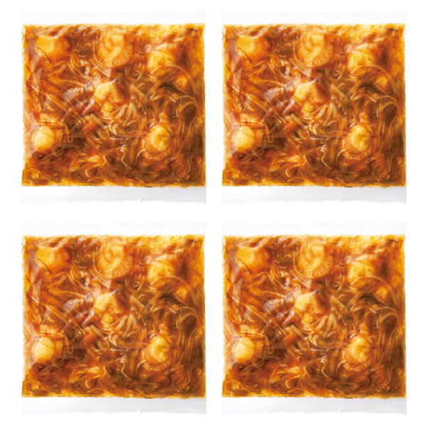 【送料無料】博多紀久屋　ほたて入り明太松前２２０ｇ×４　　ＨＩＭ－８８０Ｇ【ギフト館】