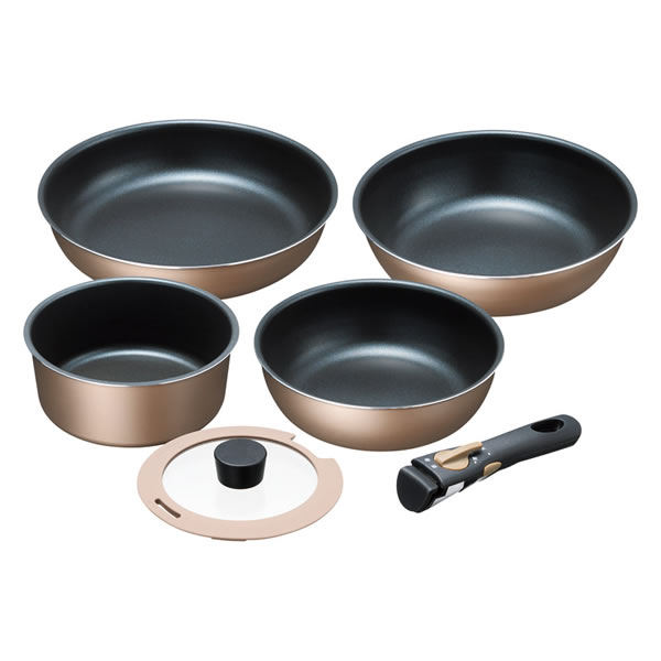 【送料無料】ブラナーノ?　ＩＨ対応着脱ハンドル鍋４点セット　　ＭＢ－２４４１【ギフト館】