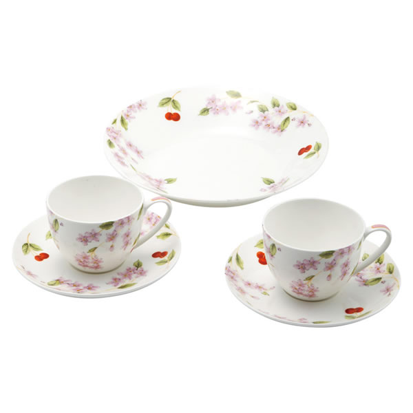 【送料無料】エインズレイ　〈チェリーブロッサムハピネス〉　ブランチセット　　ＣＢＰＨ３４００６－２／１１０【ギフト館】