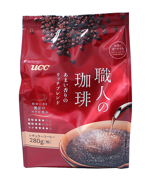 ★まとめ買い★　ＵＣＣ　職人の珈琲甘い香りのリッチブレンド　280ｇ　×6個【イージャパンモール】