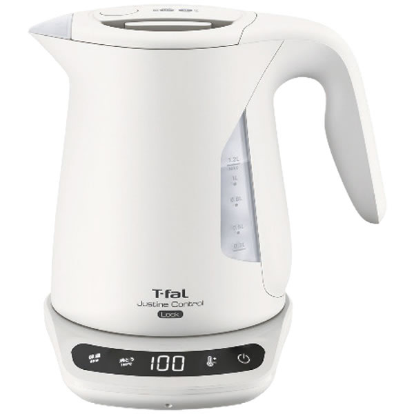 【送料無料】ティファール ジャスティンロック コントロール 電気ケトル1.2l KO823AJP(アイボリー)【ギフト館】