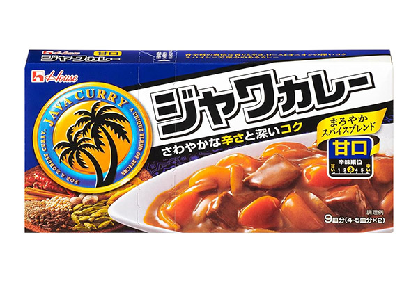 ★まとめ買い★　ハウス食品 　ジャワカレー 甘口　１８５Ｇ　×10個【イージャパンモール】