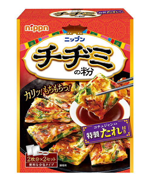 【送料無料】★まとめ買い★　ニップン　チヂミの粉　380ｇ　×12個【イージャパンモール】