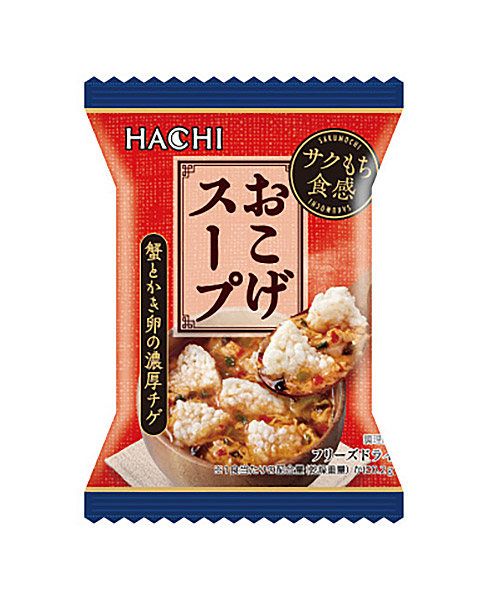 ★まとめ買い★　ハチ食品　蟹とかき卵の濃厚チゲおこげスープ　19.5ｇ　×30個【イージャパンモール】