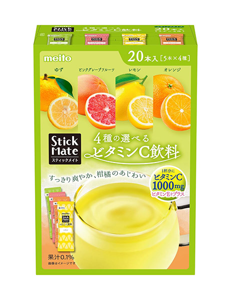 【送料無料】★まとめ買い★　meito スティックメイトＶＣアソート 20Ｐ　&times;36個【イージャパンモール】｜イージャパンアンドカンパニーズ