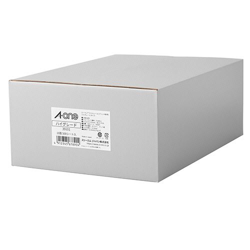 ラベルシール ハイグレードタイプ ホワイト A4 10面 四辺余白付 1箱(500シート)|イージャパンアンドカンパニーズ