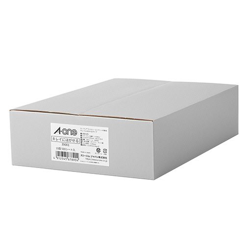 【貨物輸送無料】【人間宅届け不可】【法人（会社組織・会社組織）様押さえる】エーワン 下げ札消印[印刷者兼用] キレイにはがせる印字機 白いこと A4 10面 86.4×50.8粍 四辺粗利益付 39001 1箱(500居敷き)
