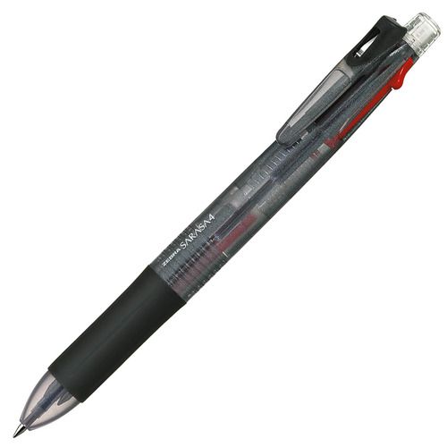 楽天市場】油性ボールペン ブレン 0.5mm 黒 (軸色:透明) 1本 : イー