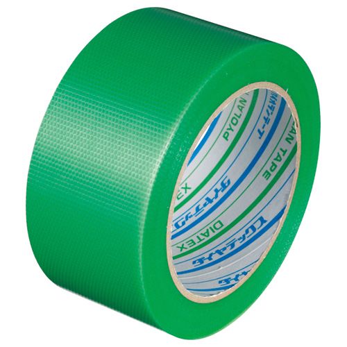 パイオランクロス粘着テープ　塗装養生用　50mm×25m　厚み約0.16mm　緑　1セット(30巻)