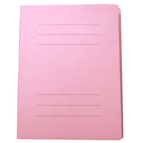 フラットファイルJ　A4タテ　150枚収容　背幅18mm　ピンク　1セット(100冊)