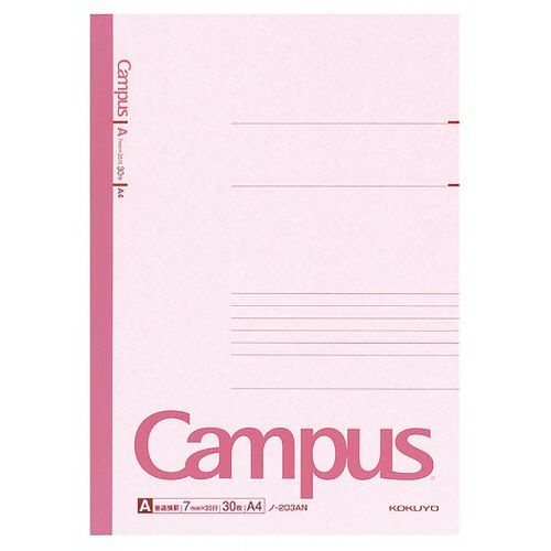キャンパスノート(普通横罫)　A4　A罫　30枚　1セット(100冊) 41,447円