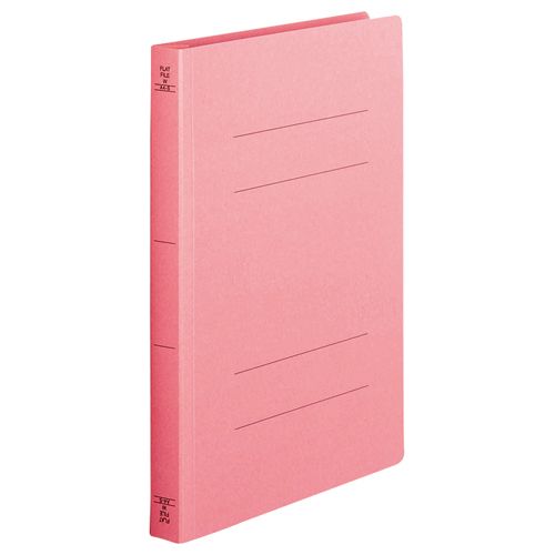 フラットファイル(厚とじW)A4タテ　250枚収容ピンク　1セット(200冊:10冊x20パック)