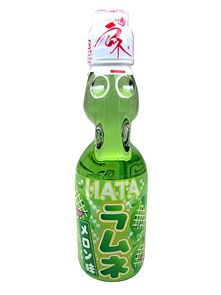 楽天市場】【送料無料】ハタ鉱泉(株) 瓶ラムネ メロン味 200ml