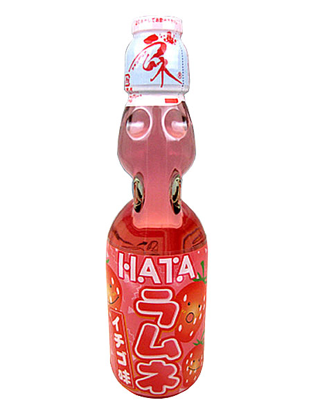 【送料無料】ハタ鉱泉(株)　瓶ラムネ　イチゴ味　200ml　&times;120本【代引不可】【イージャパンモール】｜イージャパンアンドカンパニーズ