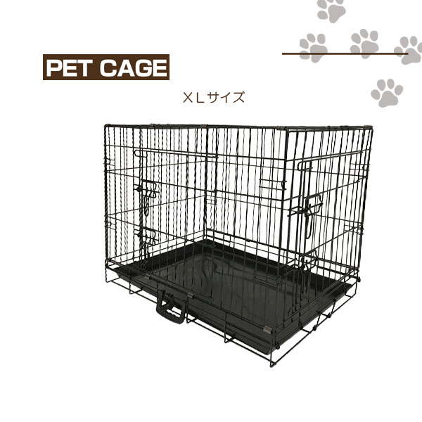 移動に便利な折り畳み式ペットケージ 取っ手付きで道運び簡単 代引き不可 犬 猫用 ペットサークルgy07 L 犬用品 Xlサイズ 8004 スターアイ