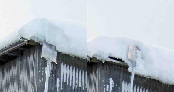 多機能雪降ろし＆雪庇落とし＆凍雪除去用ヘラセット｜スターアイ