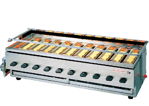 楽天市場】アサヒサンレッド 下火式グリラー ニュー黒潮7号 SG-N22 