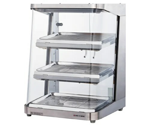 未使用 ホットショーケース ステンレス製 3段 sc45l3001.jpg