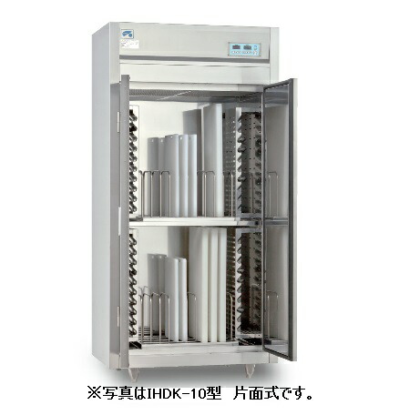イシダ厨機 手道具防疫蔵入り庫 IHDつづき物 IHDK-5型 幅540×奥ふかさ550×高さ1850(粍) 片面式 三相200V操作手順 受注生み出すこと品