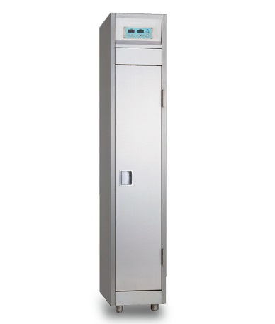 イシダ厨機 防疫蔵置き庫 KSHつづき物 KSH-S1K型 幅350×奥ふかさ550×高さ1850(粍)  受注生み出すこと品