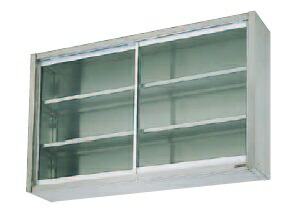楽天市場】マルゼン 吊戸棚・ガラス戸 SUS304 BCS6X-1835 幅1800×奥行