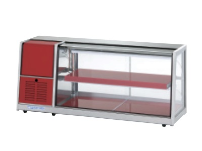 大穂製作所　冷蔵ショーケース　卓上タイプ　庫内温度(7℃&plusmn;3)　OHLAe-1200L(R)-B　只今ケースフレッシュ(冷蔵・冷凍ショーケース曇り止め) プレゼント中!｜ジャパンネットひたち店
