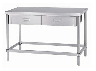 【新品/製造業者直送】シンコー 引出付やり方台 WDZN-12090(旧ADZN-12090) SUS304 四方枠遣りかた 幅1200×奥ふかさ900×高さ800(粍) 精神的な統合式