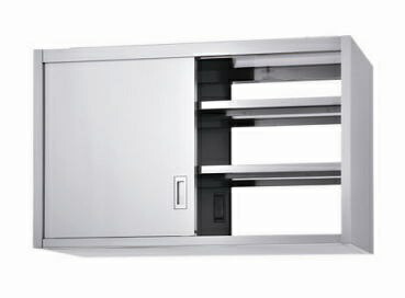 【新品/メーカー直送】シンコー 吊戸棚 HW型(両面ステレンス戸) SUS430 HW75-12045 幅1200×奥行450×高さ750(mm)